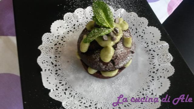 Muffin cioccolato e menta