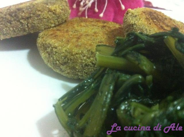 Burger funghi e amaranto
