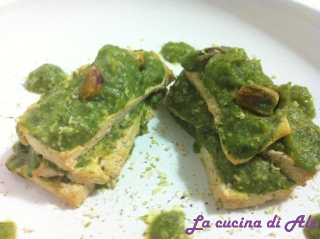 Lasagnette tofu e pesto