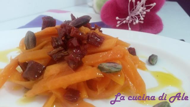 Tagliolini di zucca raw