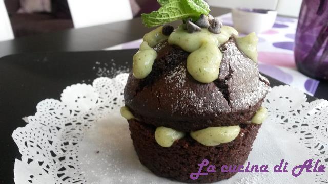 Muffin cioccolato e menta