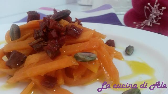 Tagliolini di zucca raw