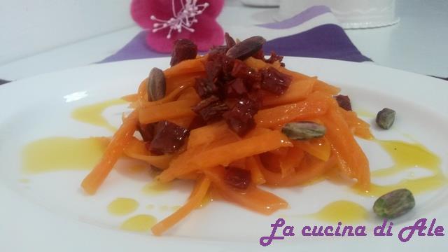 Tagliolini di zucca raw