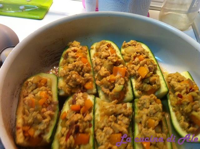 Zucchine in tempeh