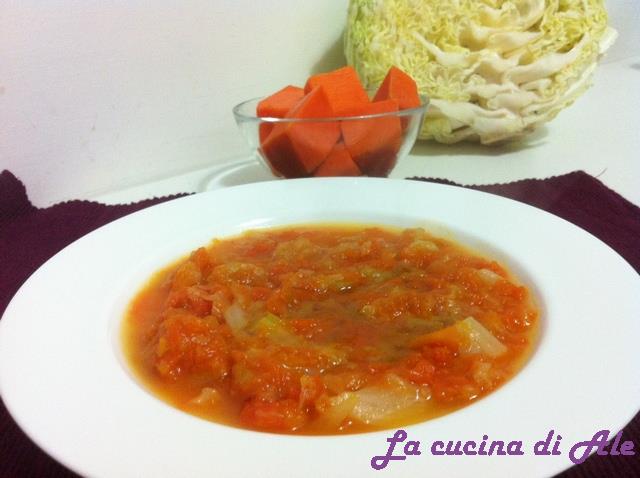 Zuppa zucca e cavoli