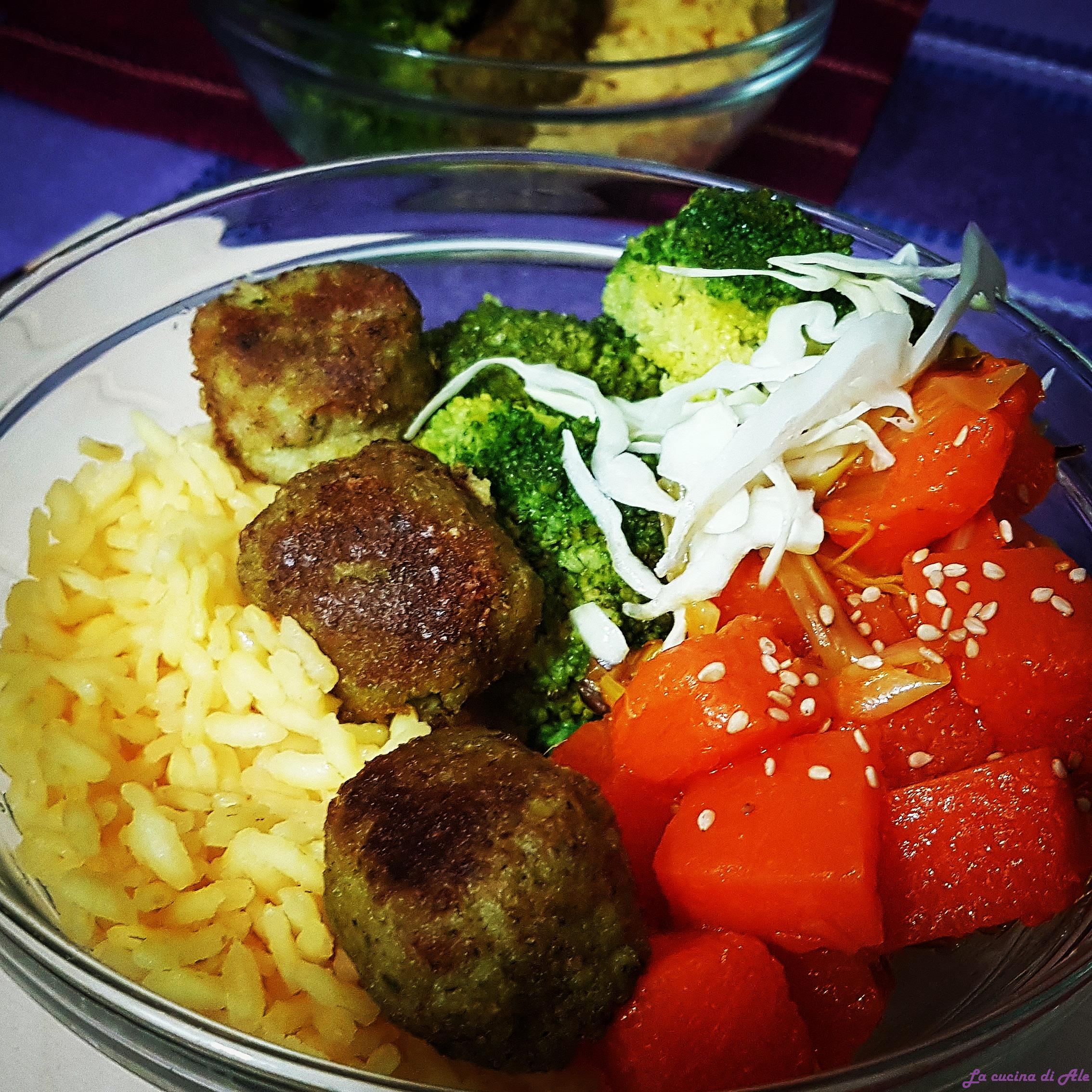 Buddah Bowl, polpette e fantasia...