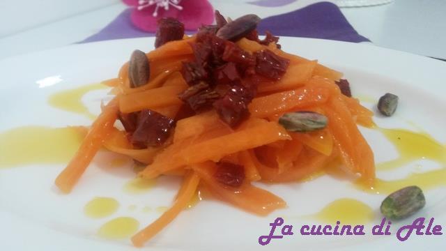 Tagliolini di zucca raw