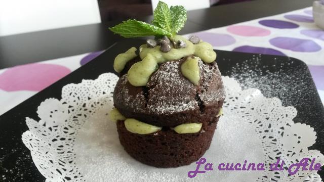 Muffin cioccolato e menta