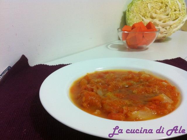 Zuppa zucca e cavoli