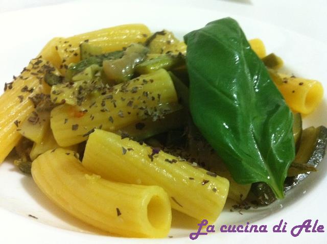 Tortiglioni zucchine e ....