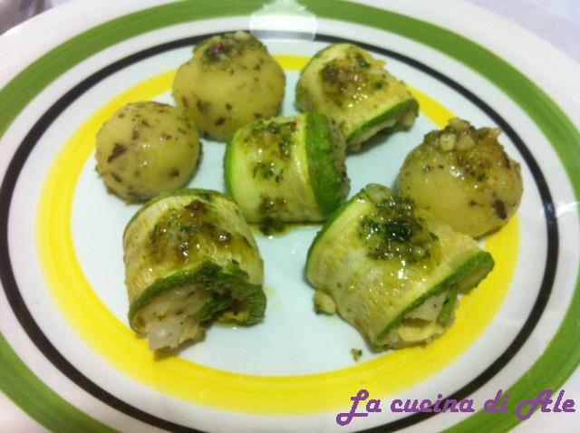 Rotolini di zucchine