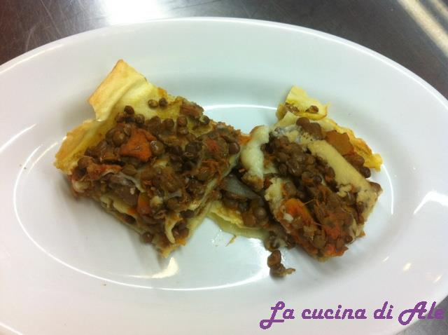 Lasagne al ragù di zucca